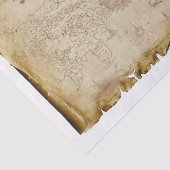 古い海賊地図トレジャーチェストスカル骨の切り離し 薄葉紙 (詳細)