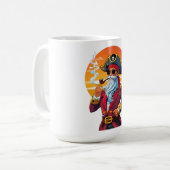 古い海賊船長 コーヒーマグカップ (正面左)