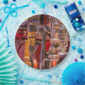 古い消防車に乗って ペーパープレート (パーティー)