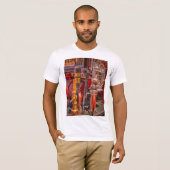 古い消防車に乗って Tシャツ (正面フル)