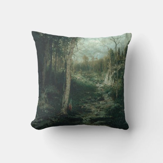 古い清算絵画の(1881) -装飾用クッション クッション (正面)