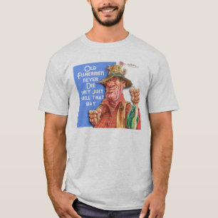 古い漁師 Tシャツ