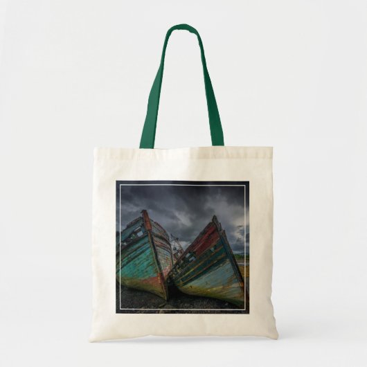 古い漁船 トートバッグ (正面)