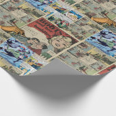 古い漫画の包装紙 ラッピングペーパー (角)