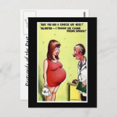 古い漫画はがき ポストカード (正面/裏面)