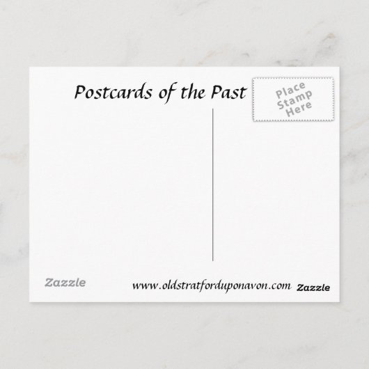 古い漫画はがき ポストカード (裏面)