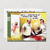 古い漫画はがき ポストカード (正面/裏面)