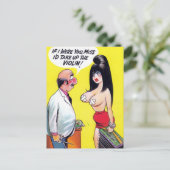 古い漫画はがき ポストカード (スタンド正面)