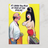 古い漫画はがき ポストカード (正面)