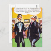 古い漫画はがき ポストカード (正面/裏面)