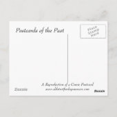 古い漫画はがき ポストカード (裏面)