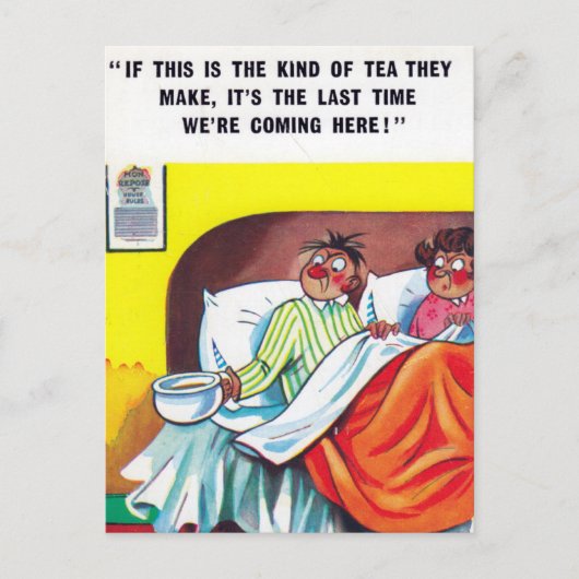 古い漫画はがき ポストカード (正面)