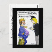 古い漫画はがき – Knickers ! ポストカード (正面/裏面)