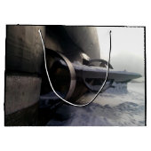 古い潜水艦 ラージペーパーバッグ (裏面)