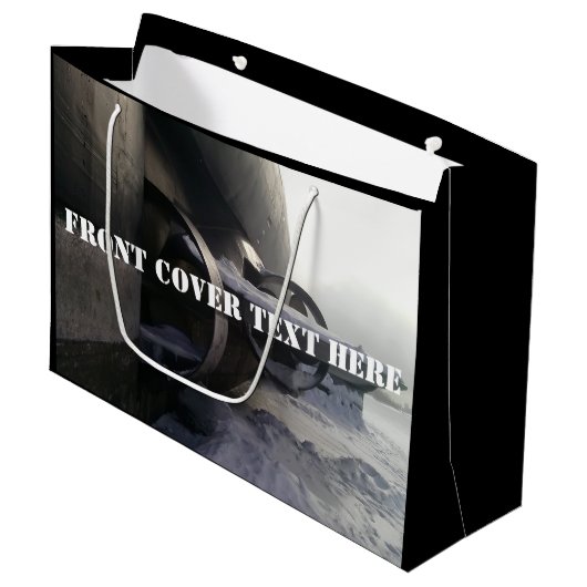 古い潜水艦 ラージペーパーバッグ (正面アングル)