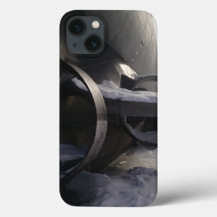 古い潜水艦 iPhone 13ケース