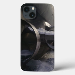 古い潜水艦 iPhone 13ケース
