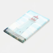 古い灯台、航海のな青い海、海上 ポストイット (アングル)