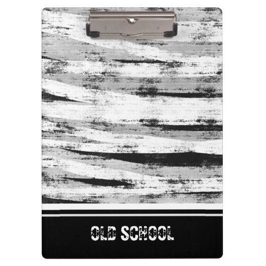 古い灰色の木の背景 クリップボード (正面)