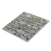 古い灰色の石塀 タイル (側面)