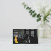 古い炎の非常に熱い背景 名刺 (スタンド正面)