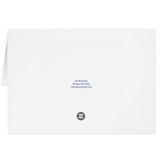 古い炎 (裏面横)