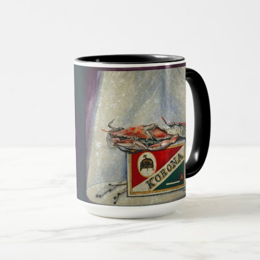 古い炎 マグカップ (正面右)