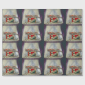 古い炎 ラッピングペーパー (フラット)