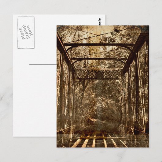古い無人橋 ポストカード (正面/裏面)