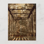 古い無人橋 ポストカード (正面)
