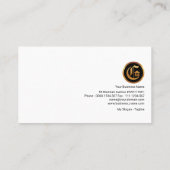 古い煉瓦仕事カラフルなプラスター絵画 名刺 (裏面)