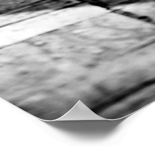 古い煉瓦道 ポスター (角)