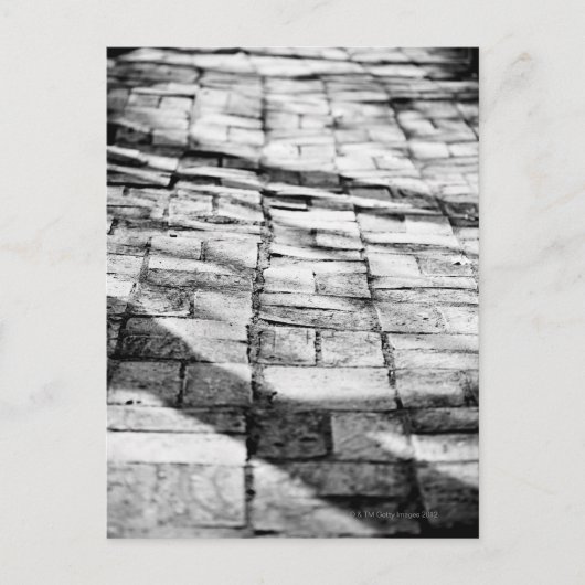 古い煉瓦道 ポストカード (正面)