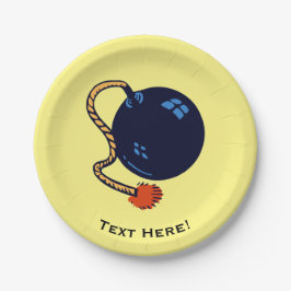 古い爆弾 ペーパープレート