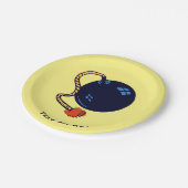 古い爆弾 ペーパープレート (アングル)