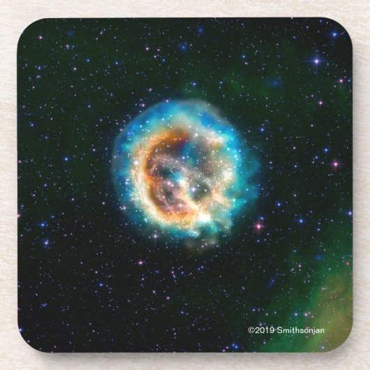 古い爆発に新しい次元を加えるE0102 コースター (正面)