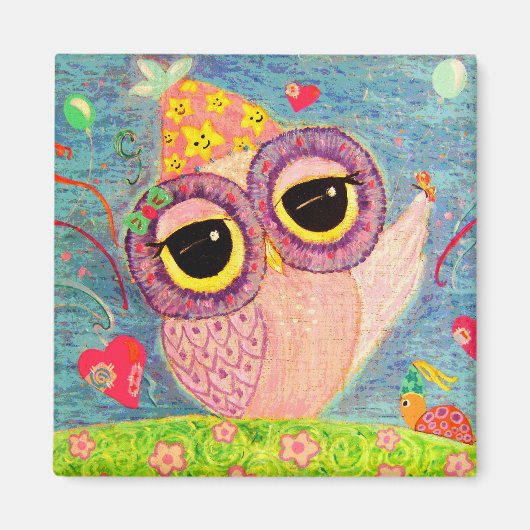 古い物は無くなってしまった新しい物は来無い マグネット (正面)