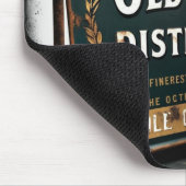 古い犬のラム酒の看板 マウスパッド (コーナー)