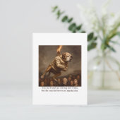 古い犬教えは新しいトリックが出来ない ポストカード (スタンド正面)