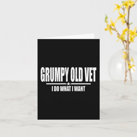 古い獣医 カード (黄色い花)