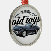 古い玩具ブラックベット メタルオーナメント (右)