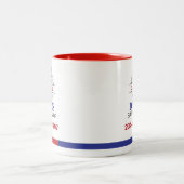 古い理容師店 ツートーンマグカップ (中央)