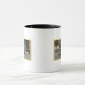 「古い用紙」エンジンのビュー マグカップ (中央)