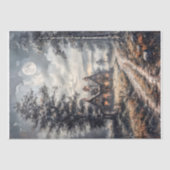 古い田舎の住居 – デコページ –  薄葉紙 (正面)