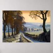 古い田舎道 ポスター (正面)