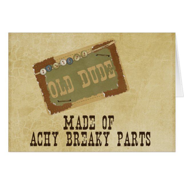 古い男 (正面横)