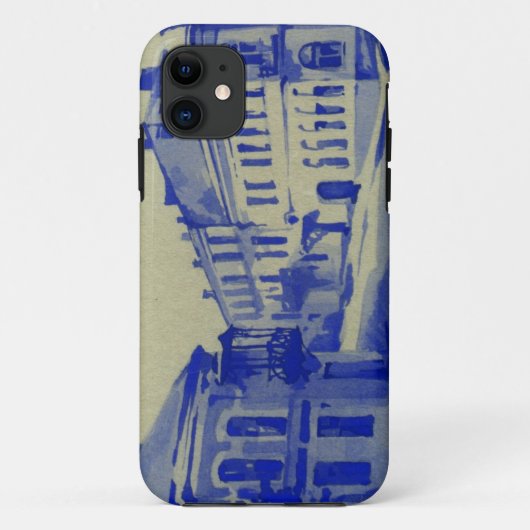 古い町の小さい通り Case-Mate iPhoneケース (裏面)