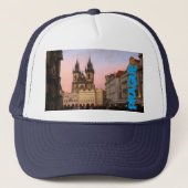 古い町の広場プラハのチェコスロバキア共和国の帽子 キャップ (正面)