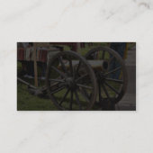 古い町サンディエゴの大砲 名刺 (裏面)