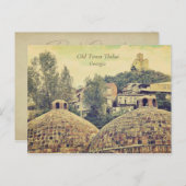 古い町トビリシ、ジョージア-郵便はがき ポストカード (正面/裏面)